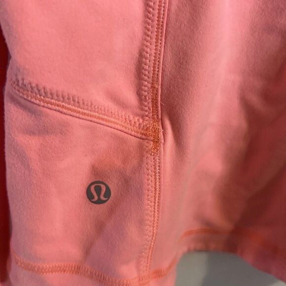 LULULEMON Forme Jacket Pop Orange Size 8 - Picture 8 of 9